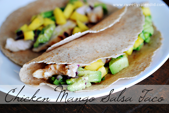 Chicken Mango Salsa Taco11