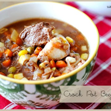 Crock Pot Beef Stew Recipe - Sweetly Splendid