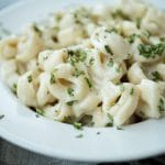 Roasted Garlic and Basil Alfredo -Sweetly Splendid