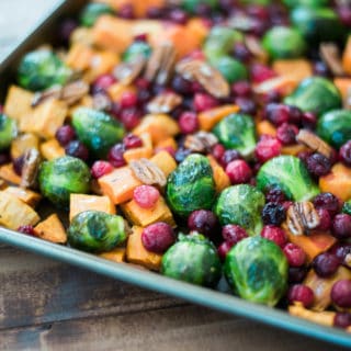 Sweetly Splendid - Honey Roasted Vegetables with Cranberries and Pecans