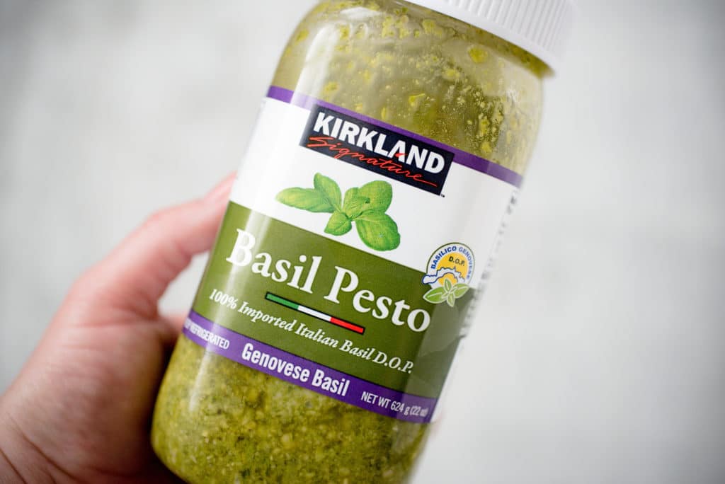 Chicken Pesto Meatballs - Sweetly Splendid