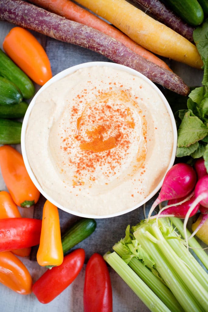 Easy Homemade Hummus - Sweetly Splendid