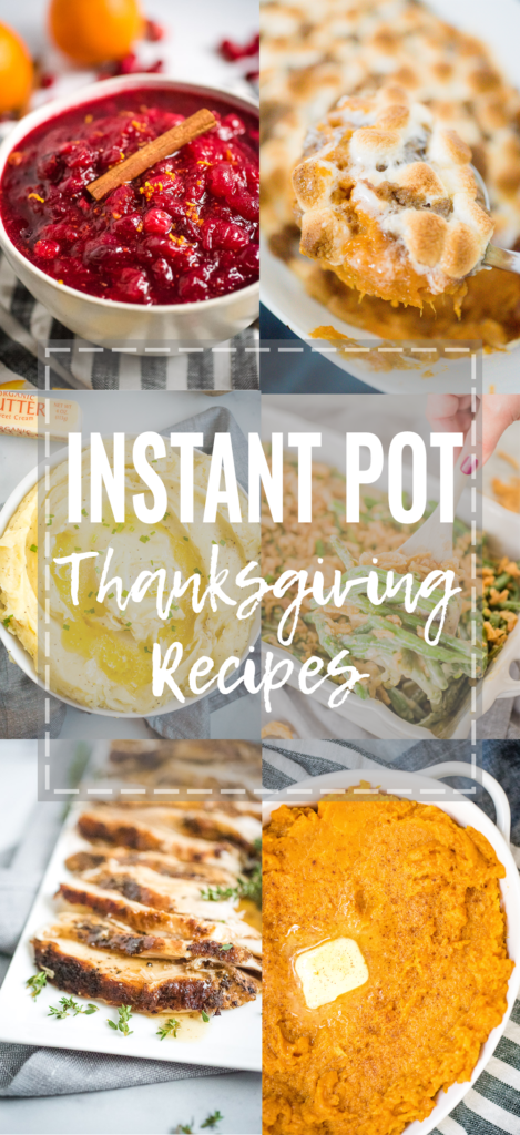 a collection of images showing food that can be made in the instant pot