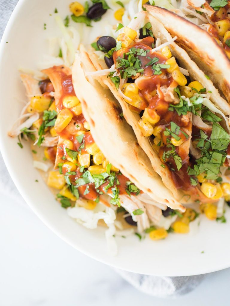 BBQ Chicken Tacos Recipe Sweetly Splendid