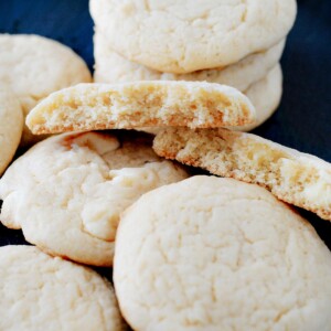 broken cookies stacked