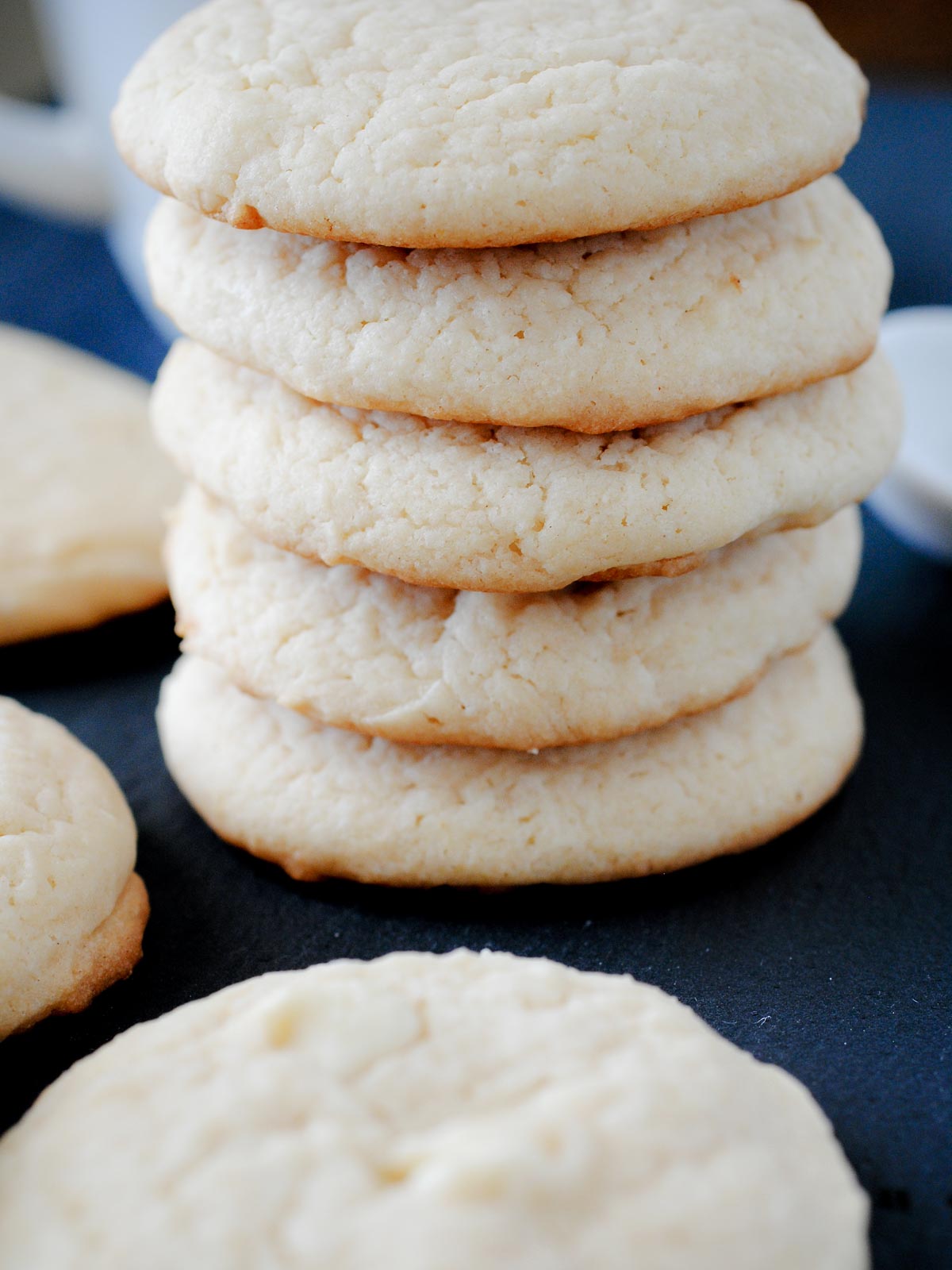 stacked cheesecake cookies