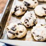 cookies on a baking sheet