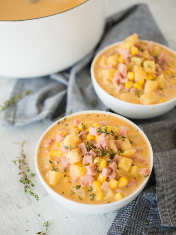 Creamy Ham and Potato Corn Chowder Sweetly Splendid
