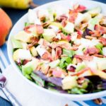 salad in a white bowl