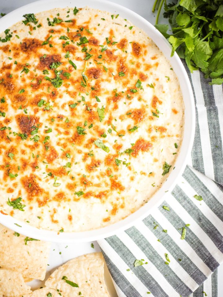 Green Chile Queso Blanco Dip Sweetly Splendid