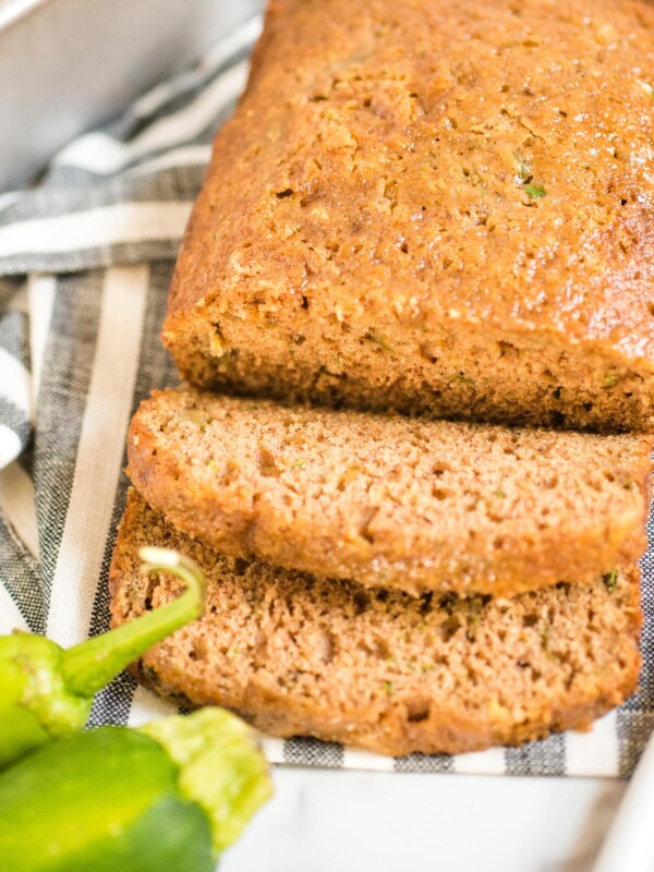 Zucchini Green Chile Bread - Sweetly Splendid