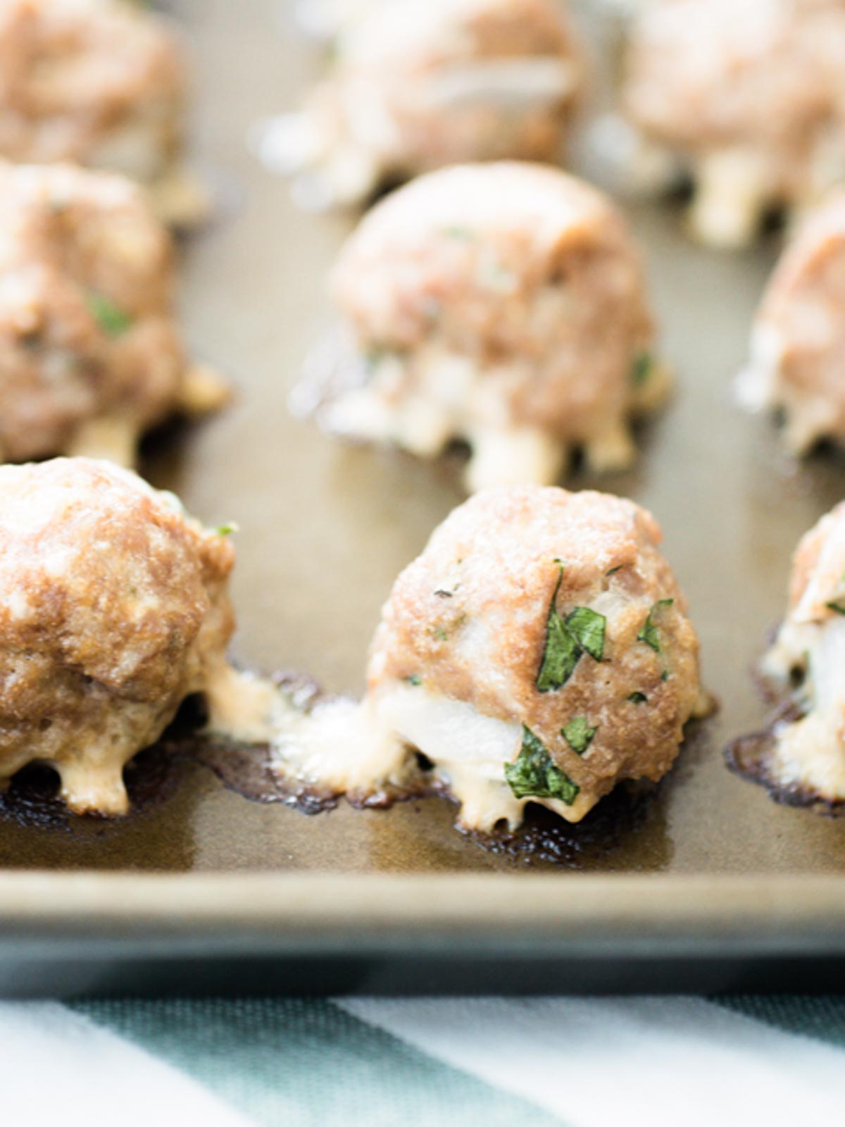 Oven Baked Turkey Meatballs Sweetly Splendid