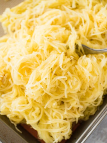 Oven Roasted Spaghetti Squash Rings - Sweetly Splendid