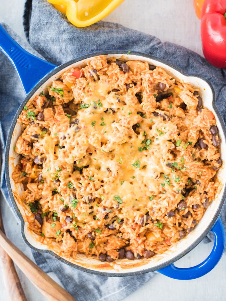 Southwest Chicken And Rice Recipe 30 Minutes 1 Pan Sweetly Splendid 3131