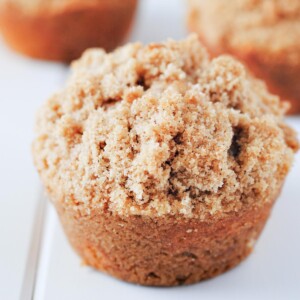 coffee cake muffins on a table