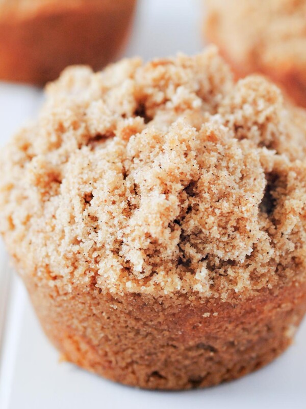 coffee cake muffins on a table