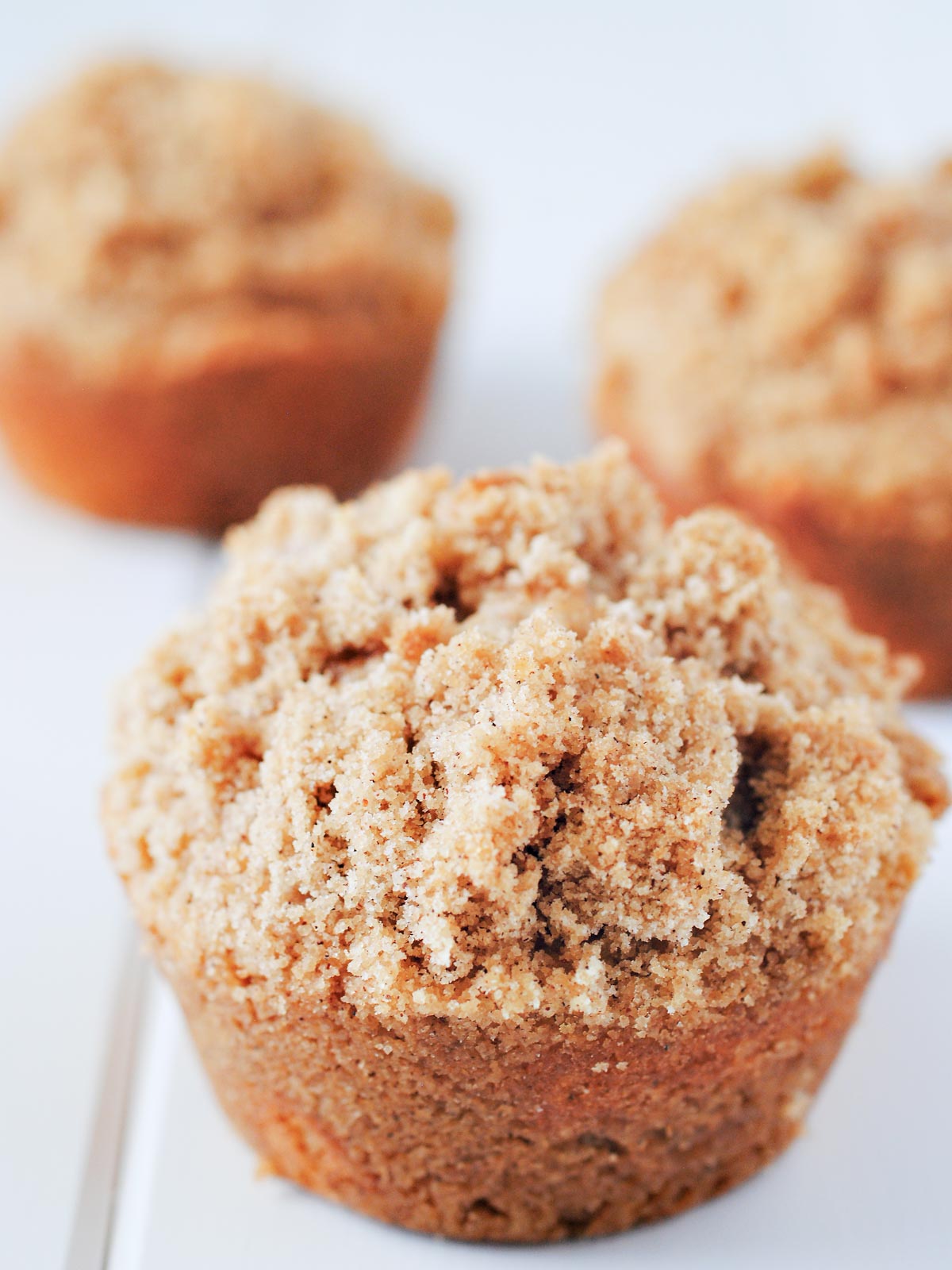 coffee cake muffins on a table