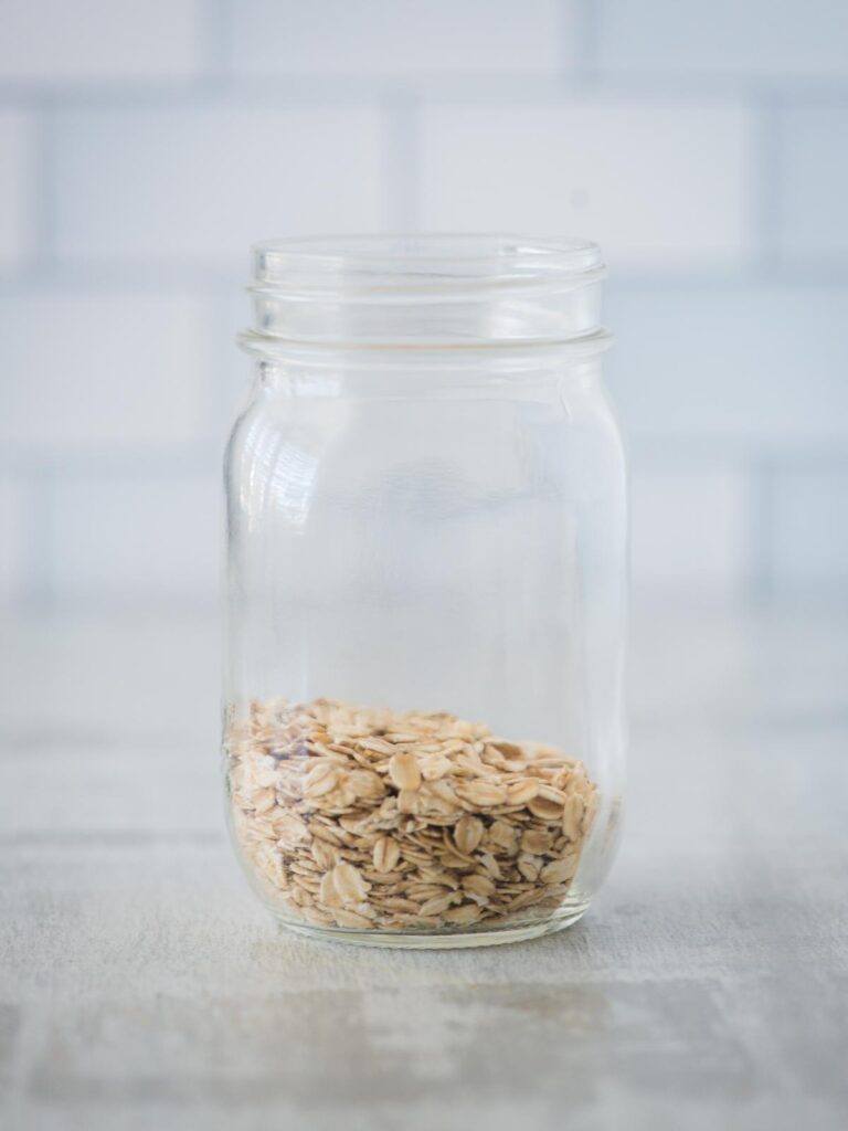 oats in jar