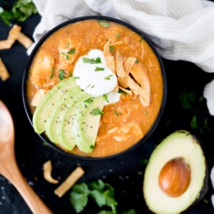 easy chicken tortilla soup