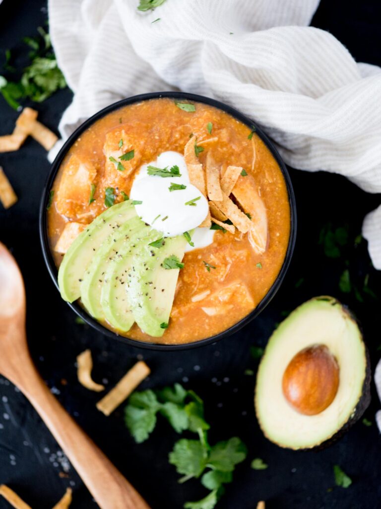 easy chicken tortilla soup