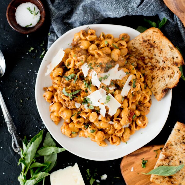 Homemade Instant Pot Ground Beef Pasta Sweetly Splendid