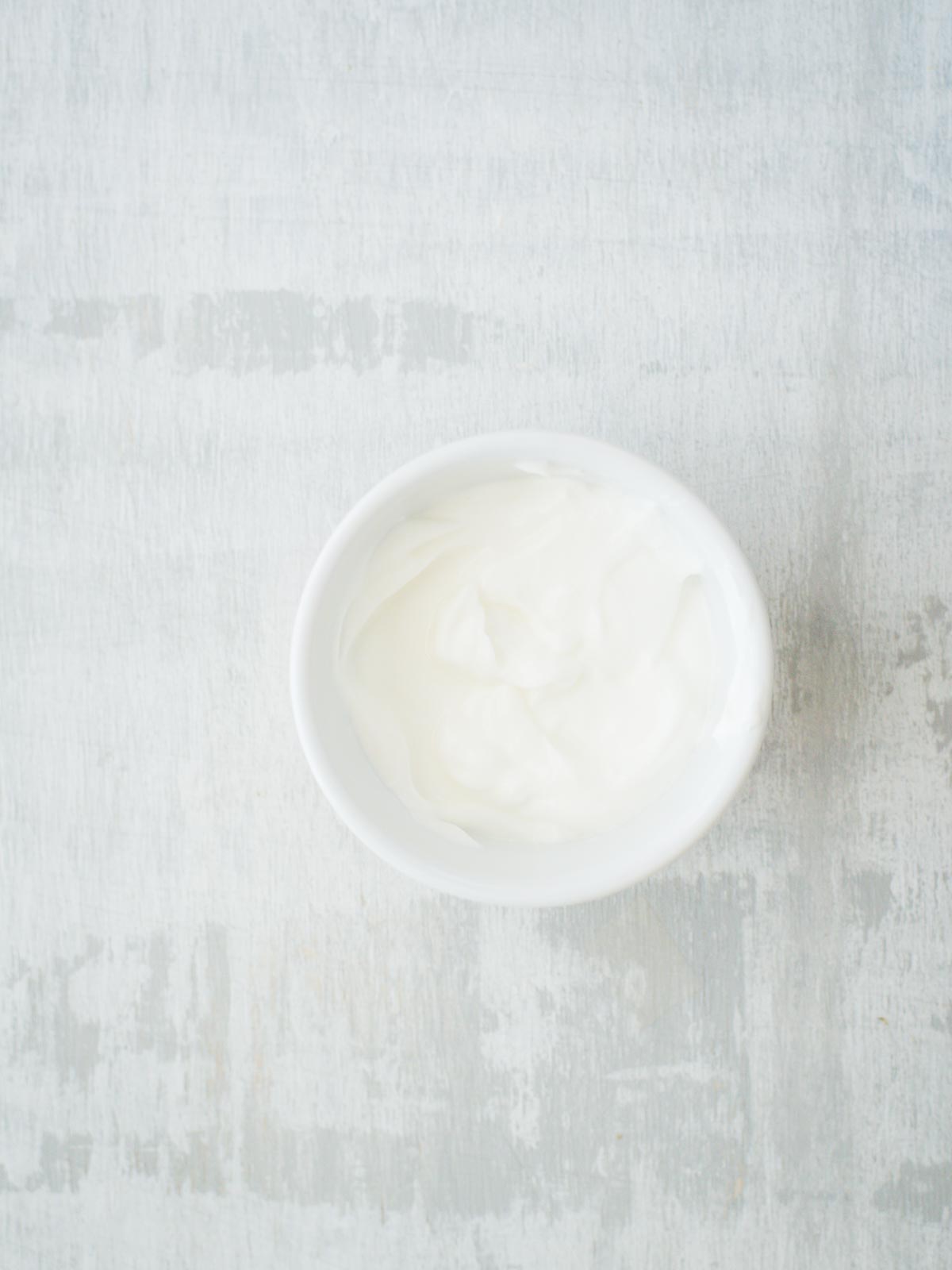 nonfat greek yogurt in bowl