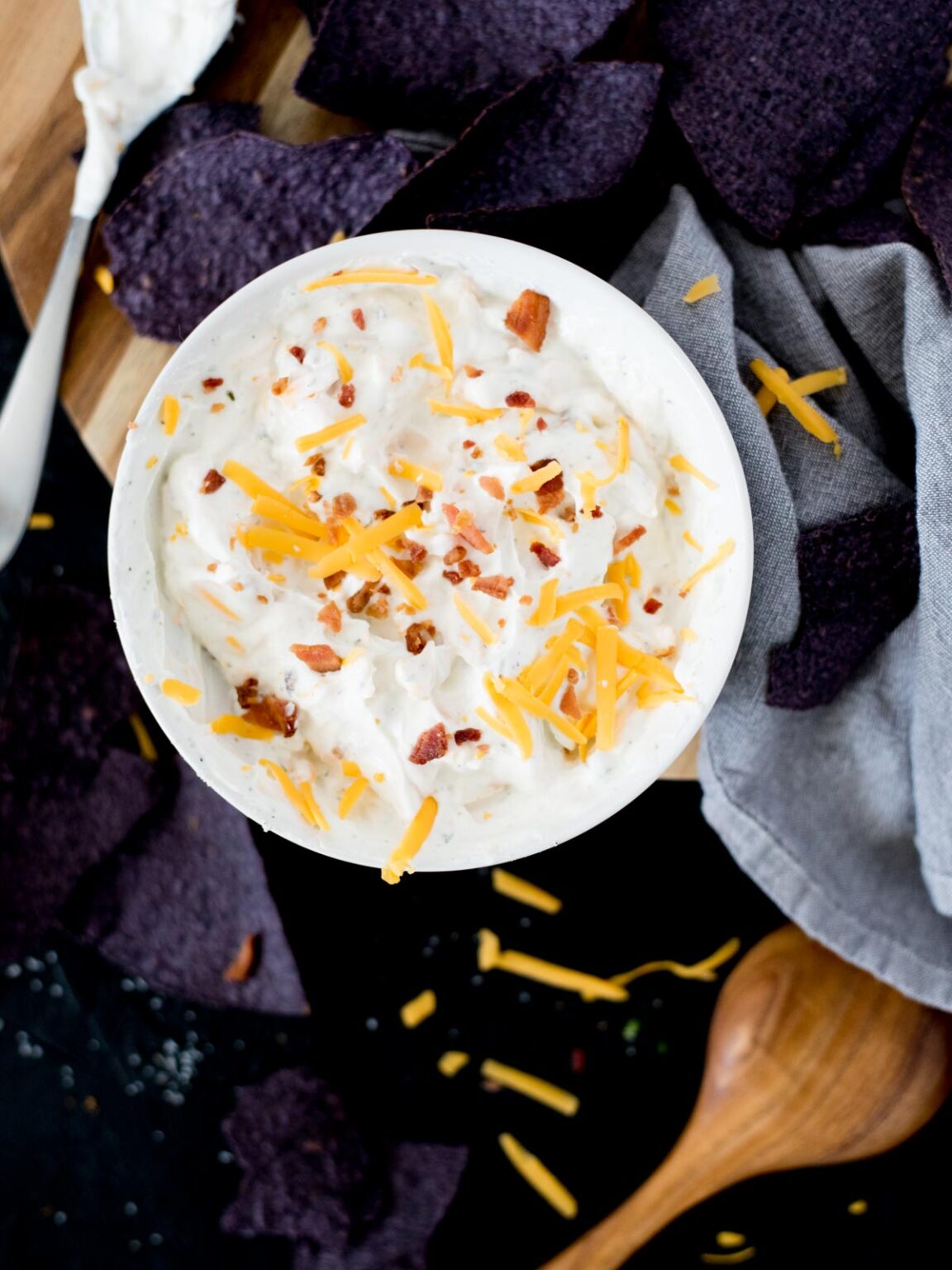 Bacon Cheddar Ranch Dip Sweetly Splendid