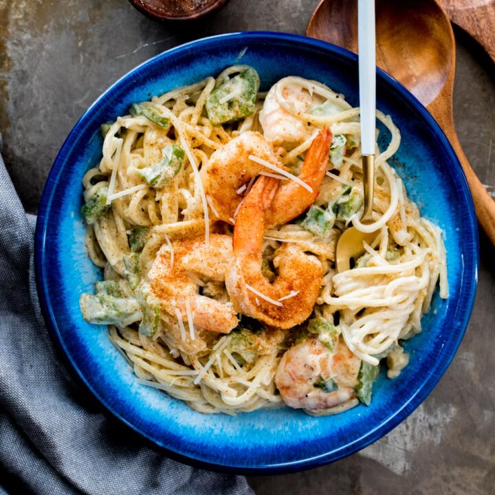 Cajun Shrimp Alfredo Pasta Recipe Sweetly Splendid