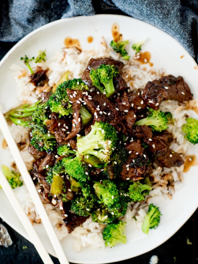 Chinese Beef and Broccoli - Sweetly Splendid