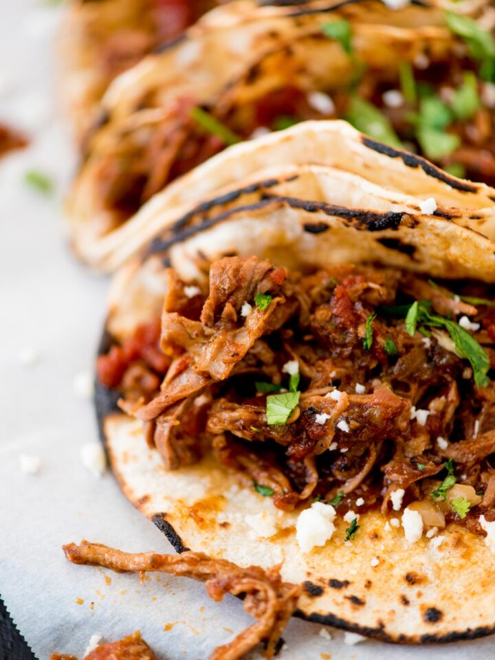 Slow Cooker Mexican Shredded Beef Recipe - Sweetly Splendid