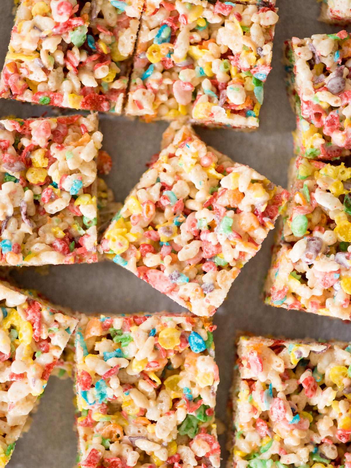 Fruity Pebble Rice Crispy Treats Recipe Sweetly Splendid