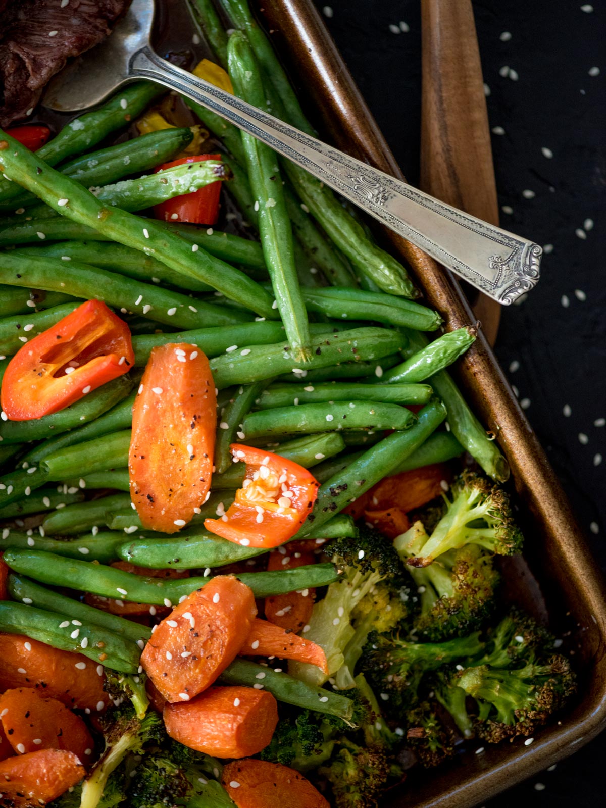 Easy Sheet Pan Beef Teriyaki with Vegetables - Sweetly Splendid