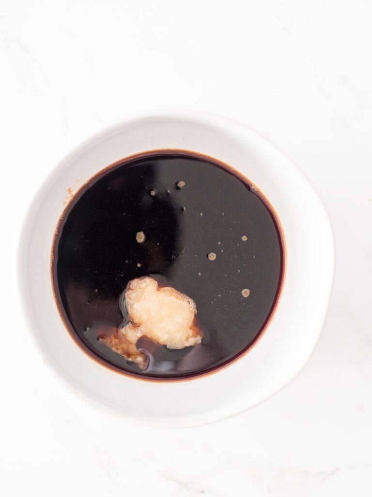 ginger, soy sauce, and brown sugar in a bowl