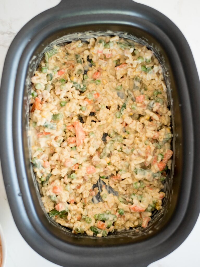 stuffing mixed combined and fully mixed