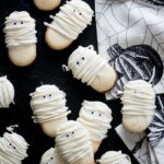 stacked mummy cookies