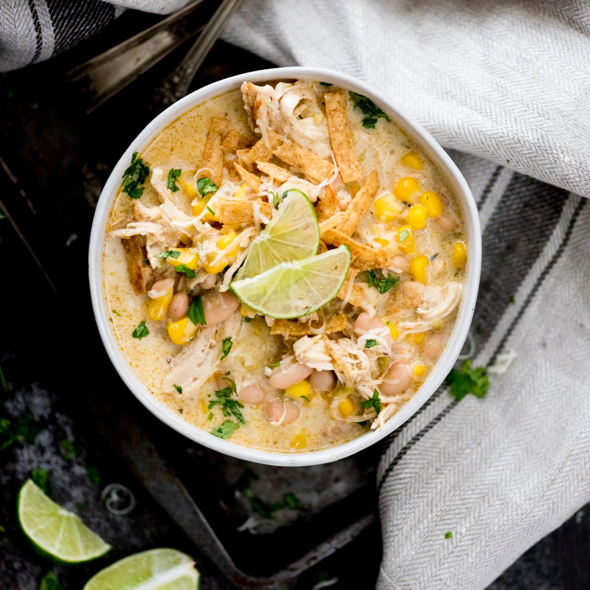 Instant Pot White Chicken Chili - Simply Happy Foodie