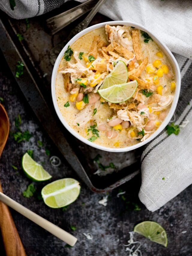 White Bean Instant Pot Chicken Chili Sweetly Splendid