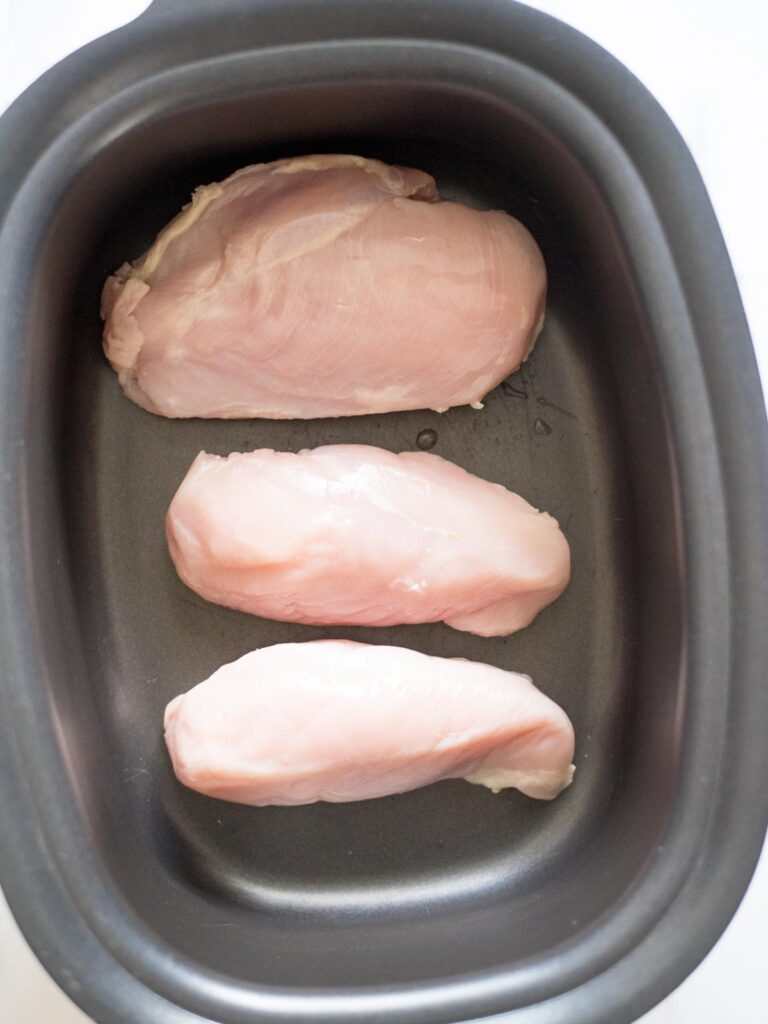 chicken breasts in a crockpot