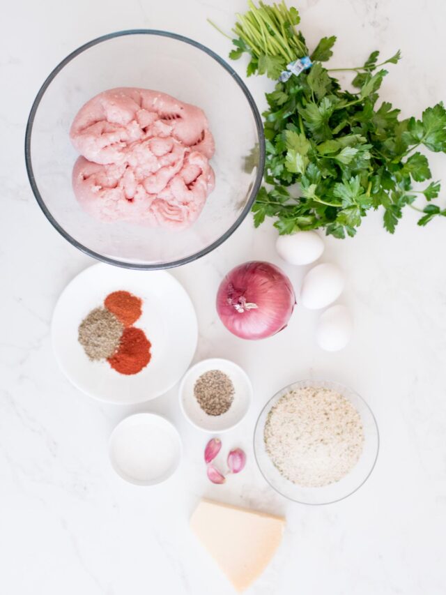 Ground Turkey Meatballs (Baked in Oven) Sweetly Splendid