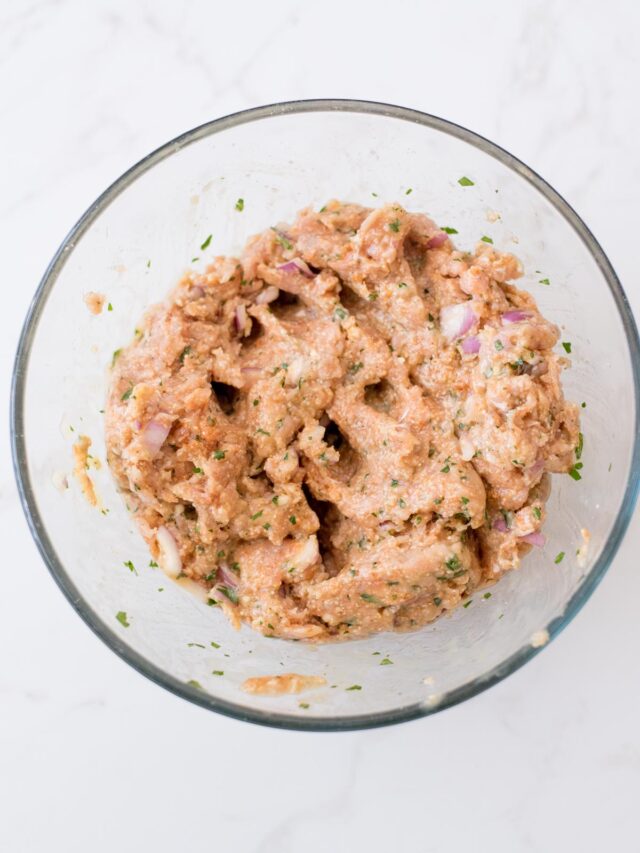 Ground Turkey Meatballs (Baked in Oven) Sweetly Splendid