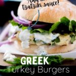 greek turkey burger pinterest image
