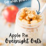 apple pie overnight oats pinterest image