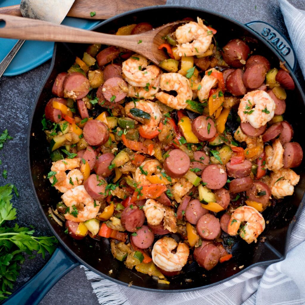 Recipes with Shrimp and Sausage - Sweetly Splendid