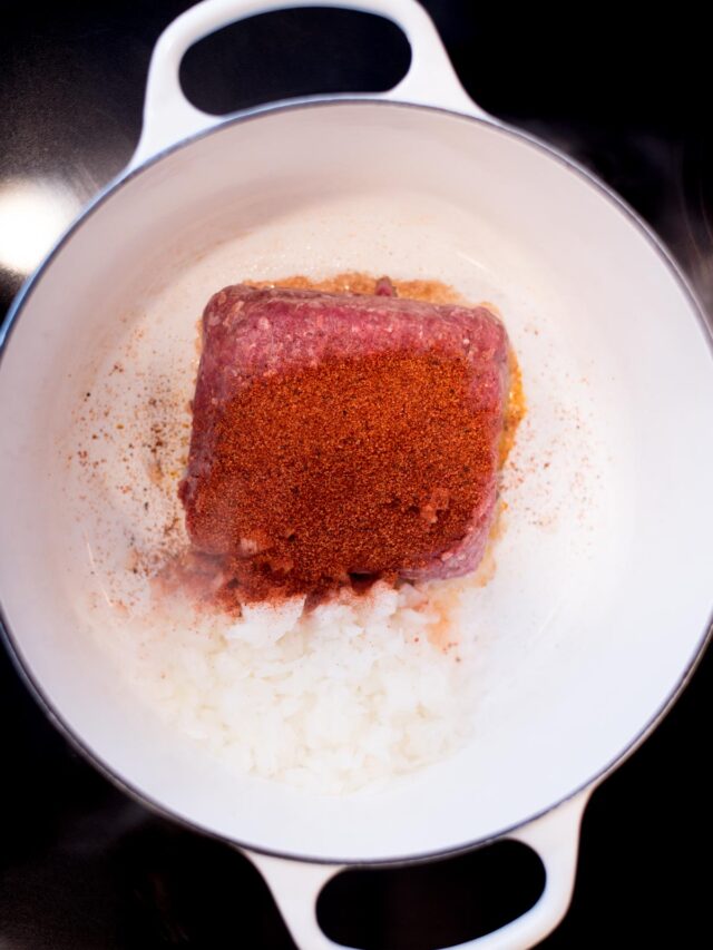 Creamy Beef Taco Soup - Sweetly Splendid