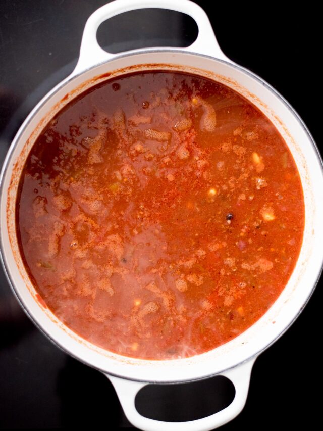 Creamy Beef Taco Soup - Sweetly Splendid