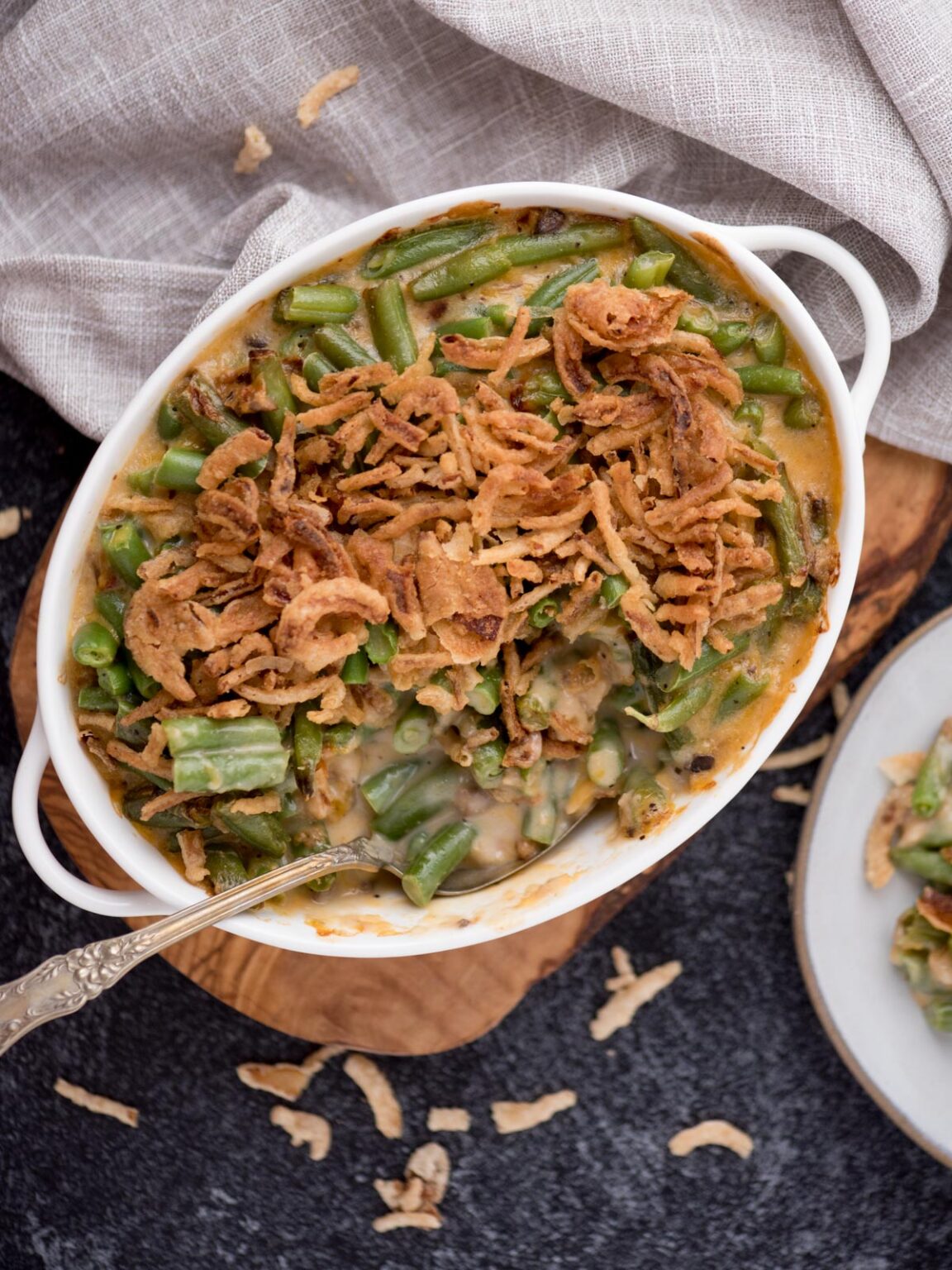 Easy Green Bean Casserole (in the Air Fryer!) Sweetly Splendid