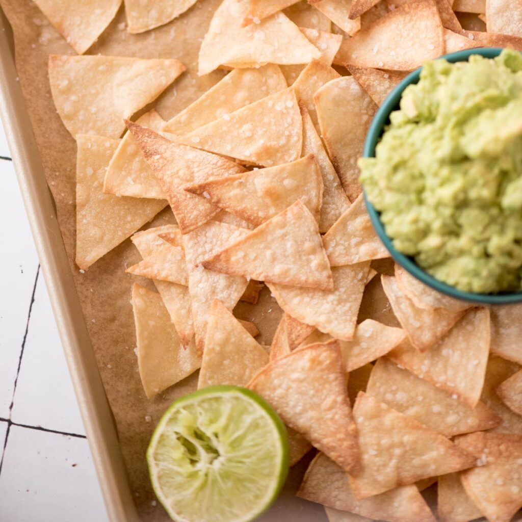 Baked Tortilla Chips Recipe Sweetly Splendid