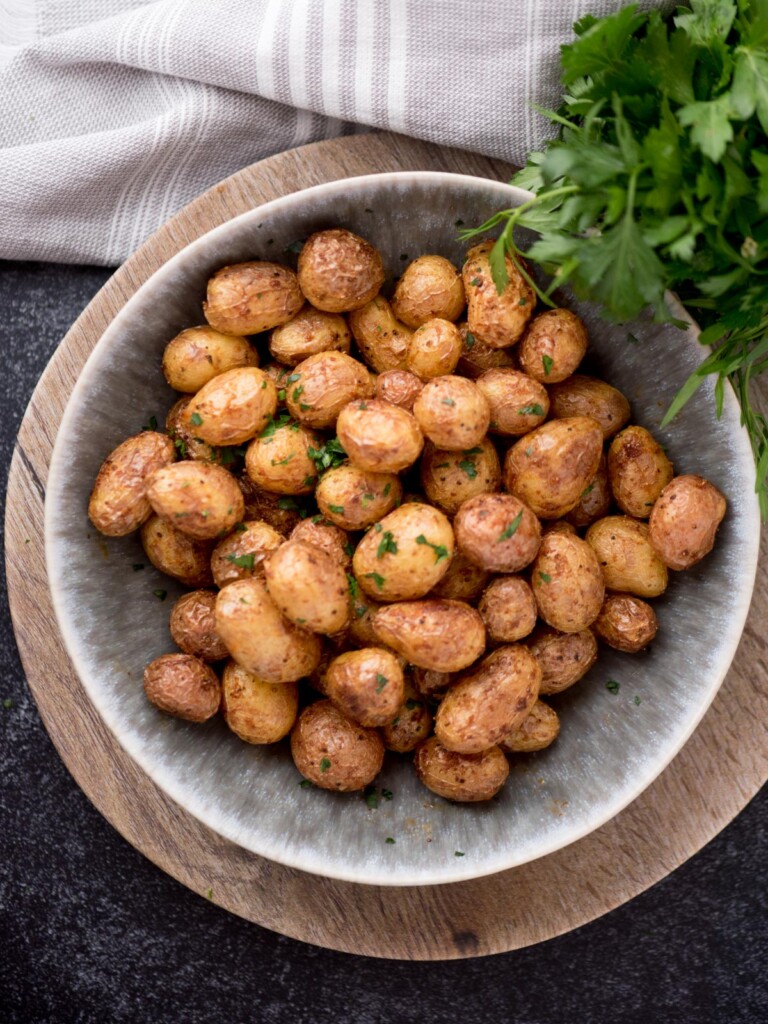 Air Fryer Mini Potatoes - Sweetly Splendid
