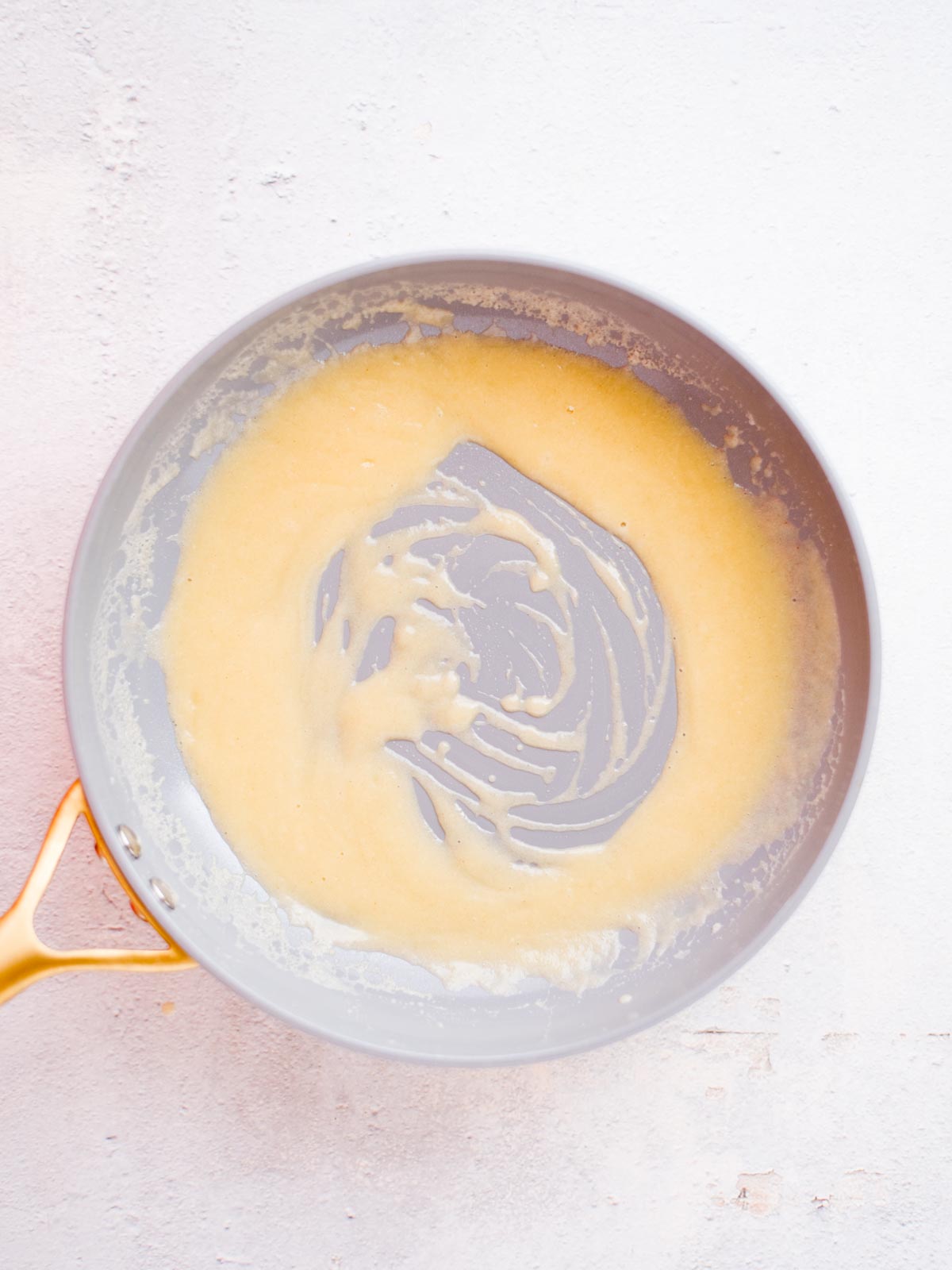 a standard roux in a skillet