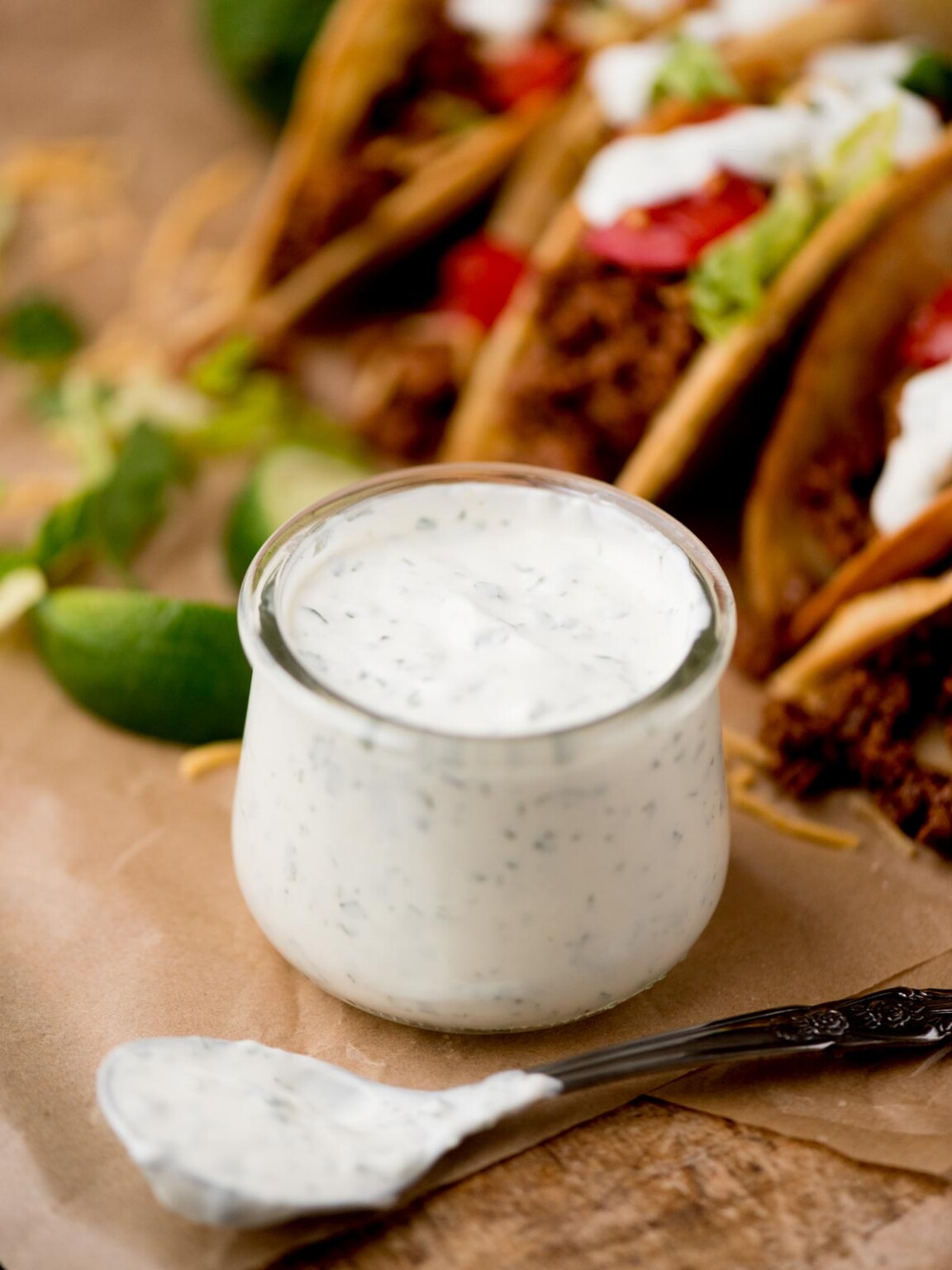 Cilantro Lime Crema Sweetly Splendid